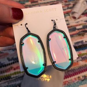Kendra Scott Gunmetal Dichroic Glass Danielle